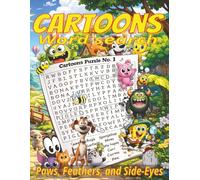 Cartoon Word Search Book - Large Print: Easy-to-Read Word Searches on Cartoon Characters, Animation Favorites, and Classic and Modern Heroes | 8.5x11, ... for cartoon fans, road trips and holidays