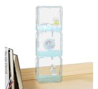 Cartoons Creative Liquid Hourglass, Cartoon Liquid Motion Bubble Timer, Transparent Acrylic Sand Clock for Calming Toys, Playful Learning, and Sensory Exploration