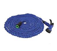 Cartrend 10386 - Manguera de agua extensible para caravana, accesorio para caravana, tamaño 5-15 m, color azul y negro