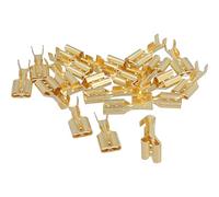 Cartrend 10480 - Juego de 20 Conectores Planos (6,3 mm)