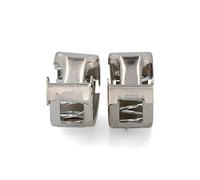Cartrend 10515 - Lote de 2 Clips para batería (Metal, 25 A)