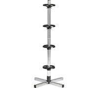 Cartrend 7730056 Soporte vertical Porta-ruedas con protector de neumáticos, hasta 225 mm de ancho de rueda