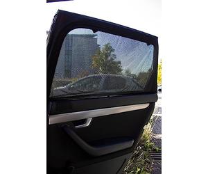 CARTREND 95111 Fundas-parasol para ventanilla negro