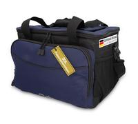 Cartrend Bolsa térmica de 30 L con cable de conexión de coche de 12 V de 1,50 m de largo, correa de hombro ajustable, bolsillo frontal grande con cremallera y 2 redes laterales, revestimiento interior