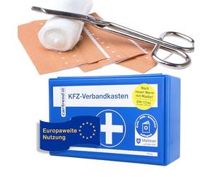 CARTREND Botiquín Kit de Primeros Auxilios para Coche Camions Moto DIN 13164 First Aid Kit 7700126