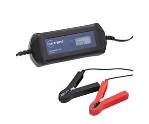 cartrend Cargador de coche DP 6.1 para función de arranque automático después de fallo de red, sin mantenimiento, plomo-ácido, gel, EFB, AGM, coches, motocicletas, barcos y tractores, tecnología de