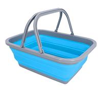 cartrend Cubo Plegable con asa, para Lavar los Platos, Compras, Transporte, lavandería, 9 litros, Camping, Camping, Camping, Caravana, Caravana, Accesorios para caravanas, Accesorios para caravanas,