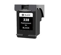 Cartridge Replacement for H-*0P 338 343 for 338 343 Ink for De-kjet 460C 5740 6520 6540 6840 P-otosmart 8150(1Pack Black)