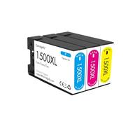 Cartridgeify 1500 cartuchos de tinta XL de color compatibles con Canon 1500 XL Multipack, para Canon Maxify MB2050 MB2155 MB2750 MB2150 MB2350 MB2755