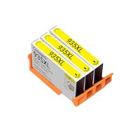 Cartridgeify 3 cartuchos de tinta compatibles con HP 934 935XL (3 amarillos) para Officejet Pro6230 6830 Officejet 6812 6815 Pro 6835 OfficeJet 6820