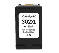 Cartridgeify 302XL Negro Cartuchos de Tinta Compatible con HP 302 | para HP Envy 4524 4520 4527 DeskJet 3630 2130 2134 OfficeJet 3831 3835 5230
