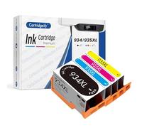 Cartridgeify 4 cartuchos de tinta compatibles con HP 934 935XL (1 negro, 1 amarillo cian, magenta y amarillo) para Officejet Pro6230 6830 Officejet 6812 6815 Pro 6835 OfficeJet 6820