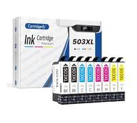 Cartridgeify 503 XL (8 Unidades) Multipack Compatible con Epson 503 503XL, para Expression Home XP-5200 XP-5205 XP5200 XP5205, Workforce WF-2960 WF-2965 WF-2960DWF WF-2965DWF WF-2965DWF