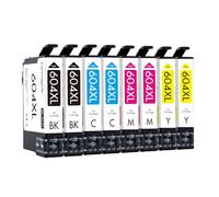 Cartridgeify 604 XL Compatible con Epson 604 604XL Cartuchos de Tinta Multipack (8er-Pack), para Expression Home XP-2200 XP-2205 XP-3200 XP-3205 XP4200, Workforce WF-2910 WF-2930 WF-2935 WF-2950