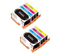 Cartridgeify 8 cartuchos de tinta compatibles con HP 934 935XL (2 negros, 2 cian magenta y amarillo) para Officejet Pro6230 6830 Officejet 6812 6815 Pro 6835 OfficeJet 6820