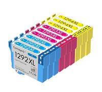 Cartridgeify 9X T1295XL T12XL Compatible con Epson T1292 T1293 T1294 T1295 XL Cartuchos de Tinta Multipack, para Workforce WF-3520 WF-3540, Stylus SX235W SX425W SX445W, Stylus Office SX435W BX635FWD