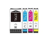 Cartridgeify Cartuchos de tinta compatibles con cartuchos de tinta Epson 27 27XL para Workforce WF-3620, WF-3640, WF-7110, WF-7210, WF-7610, WF-7620, WF-7710, WF-7715, WF-7720, WF-3620DWF