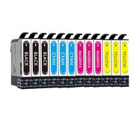 Cartridgeify Compatible Cartuchos de Tinta Multipack (12er-Pack), para Expression Home XP-2100 XP-2105 XP-3100 XP-3105 XP-4100 XP-4105, Workforce WF-2810 WF-2830 WF-2835 WF-2850