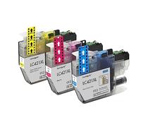 Cartridgeify LC421XL - Cartuchos de tinta compatibles con Brother LC-421 LC421 XL (1 cian, 1 magenta, 1 amarillo), para MFC-J1010DW, DCP-J1050DW, DCP-J1140DW, DCP-J1800DW