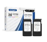 Cartridgeify PG-575XL CL-576XL Cartucho de Tinta Reemplazo para Canon 575 576 XL Cartuchos Multipack, para pixma TS3750i TS3550i TS3551i TS3751i TS3752i TR4750i TR4751i TR4755i TR4756i