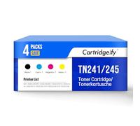 Cartridgeify TN241 TN245 - Tóner compatible con Brother TN 241 245 TN242 TN246 para Brother MFC-9140CDN MFC-9142CDN MFC-9332CDW HL-3140CW HL-3142CW HL-3152CDW DCP-9020CDW DCP-9022CDW DCP-9022CDW DCP