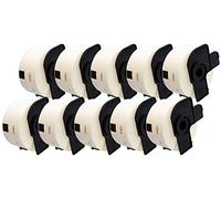 Cartridges Kingdom DK11208 DK-11208 (38mm x 90mm) Etiquetas compatibles para Brother P-Touch Impresoras | 400 Etiquetas por Rollo | 10-Pack