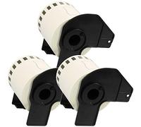 Cartridges Kingdom DK22251 DK-22251 (62mm x 15.24m) Etiquetas continuas compatibles para Brother P-Touch Impresoras | 3-Pack