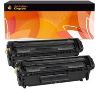 Cartridges Kingdom FX10 Pack de 2 Compatibles Cartuchos de Tóner para Canon I-SENSYS MF4350D MF4330D MF4370DN MF4010 MF4120 MF4140 MF4150 MF4100 FAX L95 L100 L120 L140 L160 LASERBASE PC-D440 PC-D450