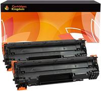 Cartridges Kingdom Pack de 2 Cartuchos de tóner láser compatibles con HP CE285A 85A para HP LaserJet Pro P1100 P1102 P1102w M1210 M1212 M1212nf M1217nfw M1132 Canon i-SENSYS LBP6000 LBP6000B MF3010