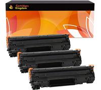 Cartridges Kingdom Pack de 3 Cartuchos de tóner láser compatibles con HP CB435A 35A para HP LaserJet P1005 P1006 P1007 P1008 P1009 Canon i-SENSYS LBP-3010 3100 LBP-3018 3108 3050 3150 3010 3100