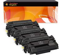Cartridges Kingdom Pack de 3 Cartuchos de tóner láser compatibles con HP CE255X 55X para HP Laserjet P3010 P3011 P3015 P3015d P3015dn P3015n P3015x Enterprise 500 MFP M525dn M525f Canon LBP6750dn