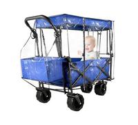 Carts Rain Cover, Folding Cart Accessories, Foldable Cart Dust Cover, Stroller Trolley Cover 90 x 50 x 75 cm/ 35.43 x 19.69 x29.53" for Garden Camping Picnic Outdoor