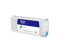 Cartucho 831 Compatible con HP 775ML con Chip | Impresión de gran formato, suministro de tinta estable, secado rápido, salida suave, for 110 315 570 L365(Cyan)