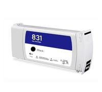 Cartucho 831 Compatible con HP Latex 310 315 330 335 | Impresión Gran Formato, Tinta Látex, Capacidad 775ml, Chip Integrado, Salida Estable(Bk)