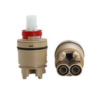 Cartucho cerámico de 25 mm, recambio de cartucho de disco cerámico para grifo monomando de 35 mm, válvula de grifo de 40 mm para grifos de cocina, baño y ducha (OO-35MM)