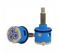 Cartucho cerámico de 33/37 mm, cartucho de disco cerámico de 3 vías para grifo de ducha monomando de doble maneta, cartucho de grifo de ducha de 5 vías. (DD-33MM-72MM)
