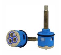 Cartucho cerámico de 33/37 mm, cartucho de disco cerámico de 3 vías para grifo de ducha monomando de doble maneta, cartucho de grifo de ducha de 5 vías. (FF-33MM-82MM)