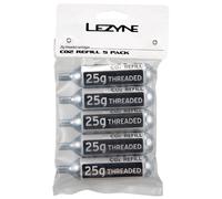 Paquete de 5 cartuchos de co2 Lezyne 25 g 25 g