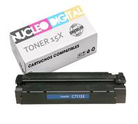 Tóner Compatible con HP 15X/13X/24X Negro