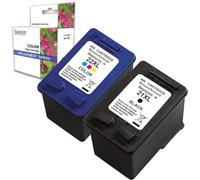 Cartucho compatible para HP 21 XL + 22 XL negro y color 21XL 22XL impresora Deskjet D2360 D1320 F2180 F300 F370