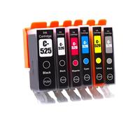 Cartucho Compatible PGI 525 CLI 526 PGI-525 or C-Non P-XMA iP4850 iP4950 MG5150 MG5250 MG6150 MG8150 MX885 MG5350(6color)