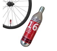 Cartucho de Aire para Neumáticos - 16g Cartuchos Infladores para Ruedas - Inflador Portátil con Roscas para Mantenimiento Diario Ciclismo Urbano Montaña Motocicleta Bicicleta