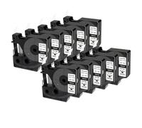 Cartucho de Cinta de Etiquetas Compatible para 1000 3000 4200 5000 5200 6000 9mm 12mm 19mm Modelo 18443 18444 18445(10pack-18436)