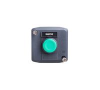 Cartucho de control gris/verde IP65 XALD101 Harmony