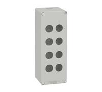 Cartucho de control Harmony XAP vacío gris 8 agujeros XAPD4508
