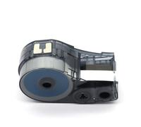 Cartucho de etiquetas de polipropileno de 6,35 mm x 6,4 m M21-250-7425 negro sobre blanco compatible con impresora etiquetadora de etiquetas portátil(10pcs M21-250-7425)
