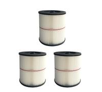 Cartucho De Filtración For Aspiradora, Lavable, De Repuesto, Con Filtro De Rayas Rojas, Pieza De Repuesto For Craftsman(3PCS)