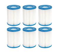 Cartucho De Filtro Compatible Con Bestway, Filtro De Repuesto For Piscinas Y Jacuzzis, Compatible Con La Bomba De Filtro Z SPA.(6pcs)