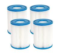 Cartucho De Filtro Compatible Con Bestway, Filtro De Repuesto For Piscinas Y Jacuzzis, Compatible Con La Bomba De Filtro Z SPA.(4pcs)