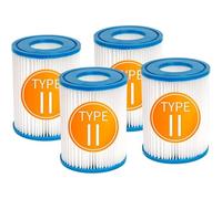 Cartucho De Filtro Compatible Con Bestway II, Cartucho De Filtro For Piscina Y Spa Compatible Con Flowclear II, 58094, 58383, 58386, 58117, 58386GS(4PCS)